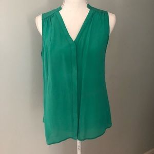Banana Republic Teal M Silk sleeveless top